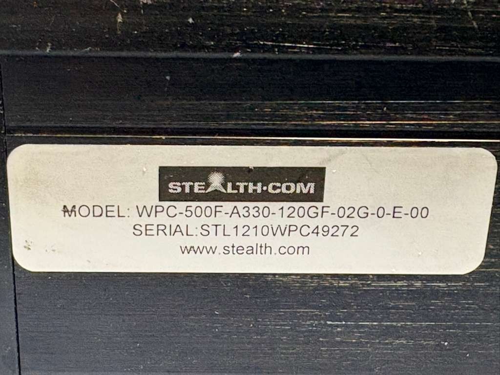 Stealth Rugged Fanless Industrial PC Computer WPC-500F-A330-120GF-02G-0-E-00