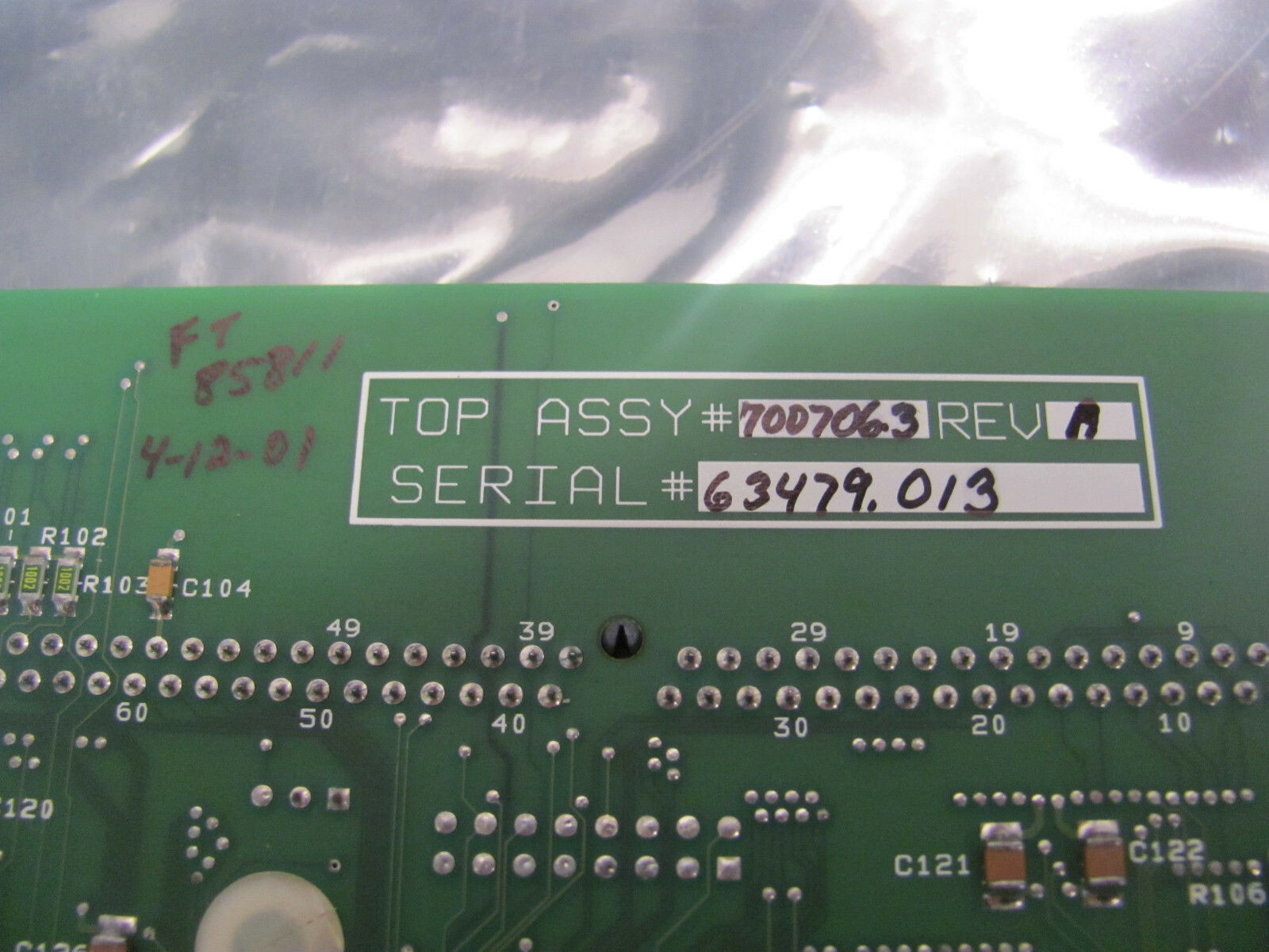 KEY TECHNOLOGY PII-M1 700643.1 016120 700650.1A V5096 016121 700647 700706