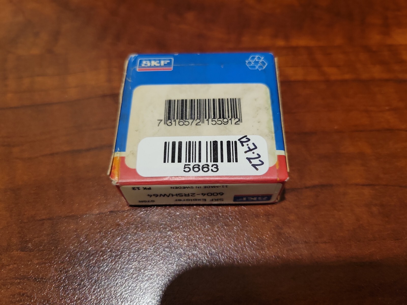 SKF 6004-2RSH/W64