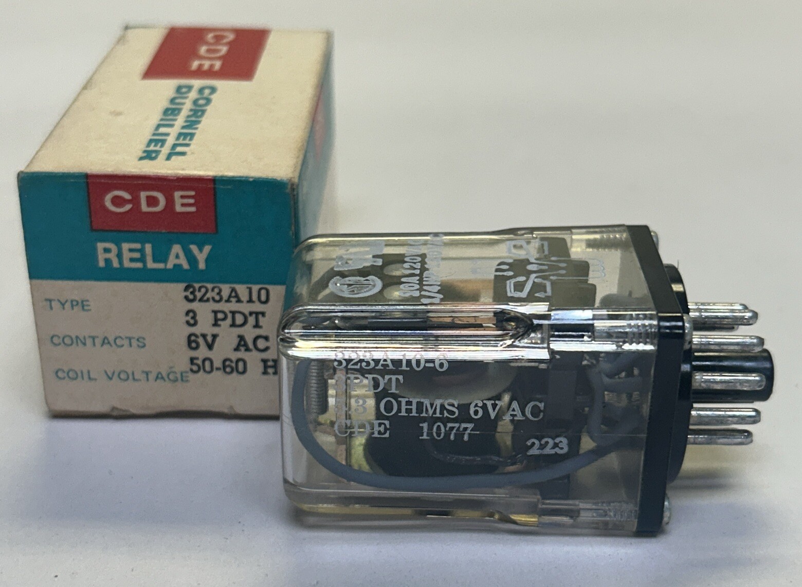 CORNELL-DUBILIER,323A10-6,RELAY NOS