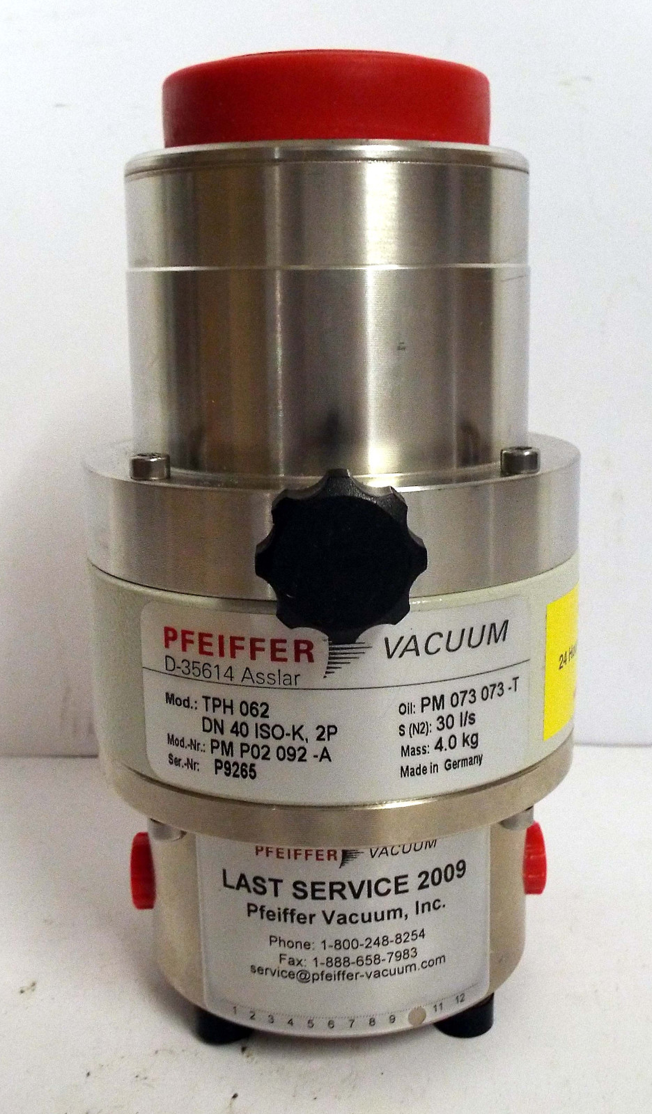 1 NEW PFEIFFER TPH 062 DN 40 ISO-K, 2P VACUUM PUMP NIB ***MAKE OFFER***
