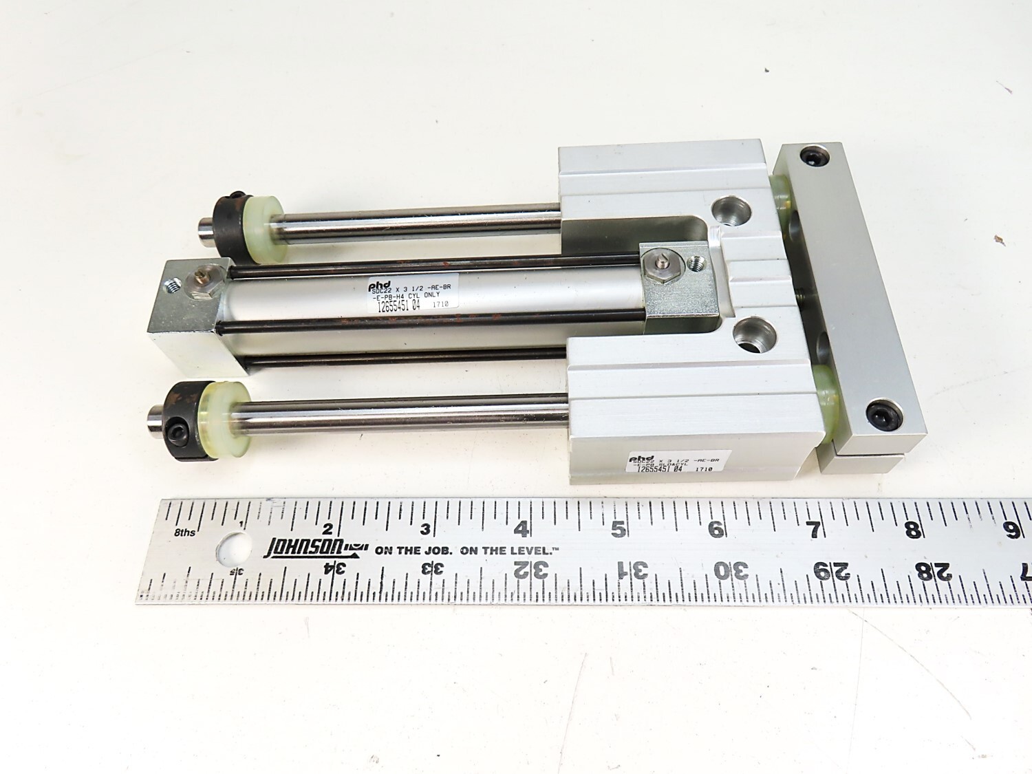 PHD SDC22 X 3 1/2-AE-BR-E-PB Guided Pneumatic Cylinder NEW NO BOX