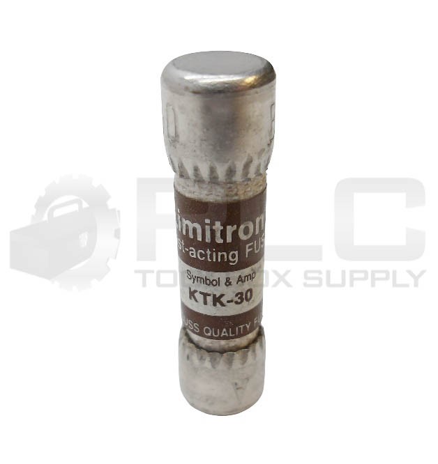 LOT OF 16 LIMITRON KTK 30 FAST ACTING FUSE 30A 600VAC
