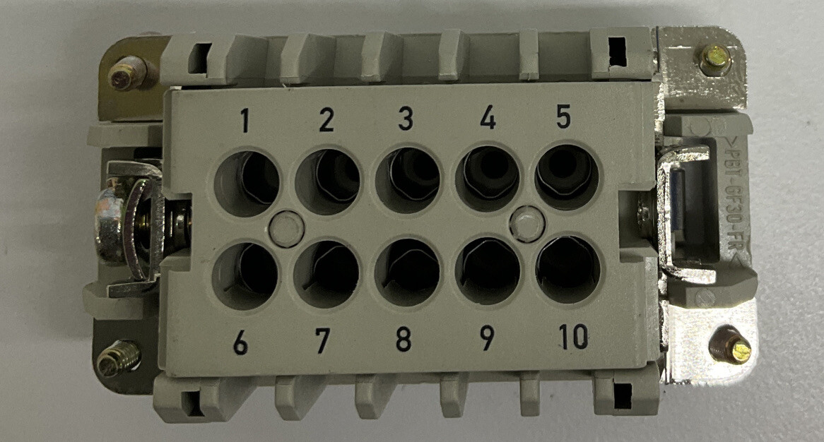 Lapp Epic 10.1820/HBE-10 Machine Crimp 10 Pin Connector