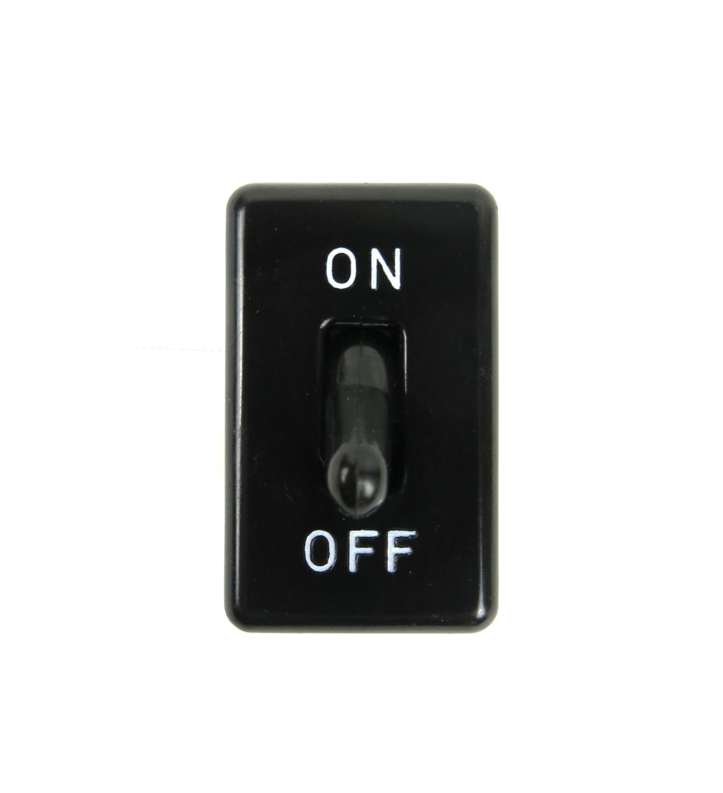 Carling 1/2HP 1P Black On / Off Toggle Switch Snap-In Screw-Terminals MAAOA/215