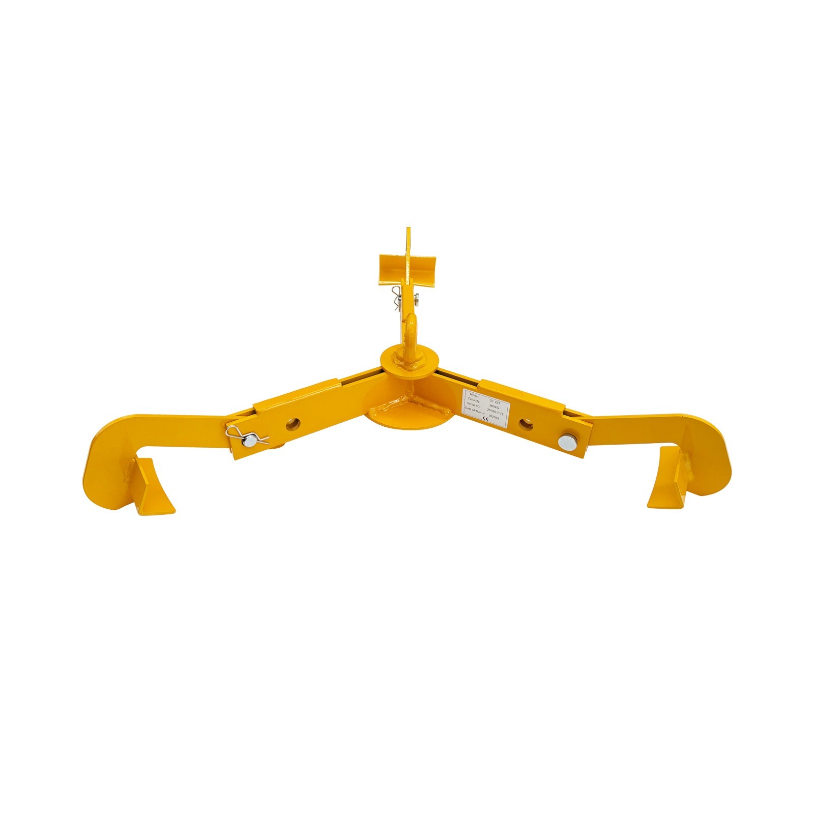 Open Closed Head Drum Lifter 793 Lb Capacity Bucket Clamp Fixture Steel Clamp