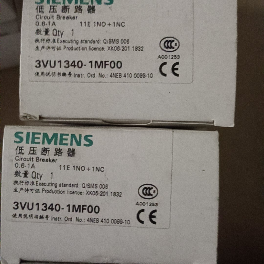 1P SIEMENS 3VU1340－1MG00 1－1.6A new Accept counteroffer