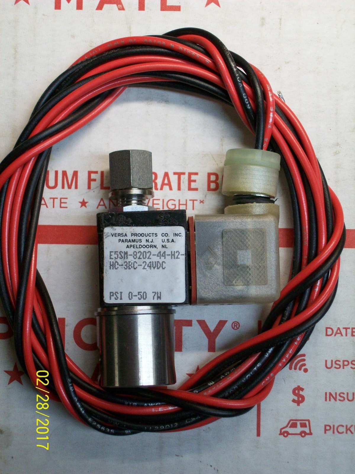 NEW VERSA VALVE E5SM-8202-44-H2-HC-3BC-24VDC (see description)