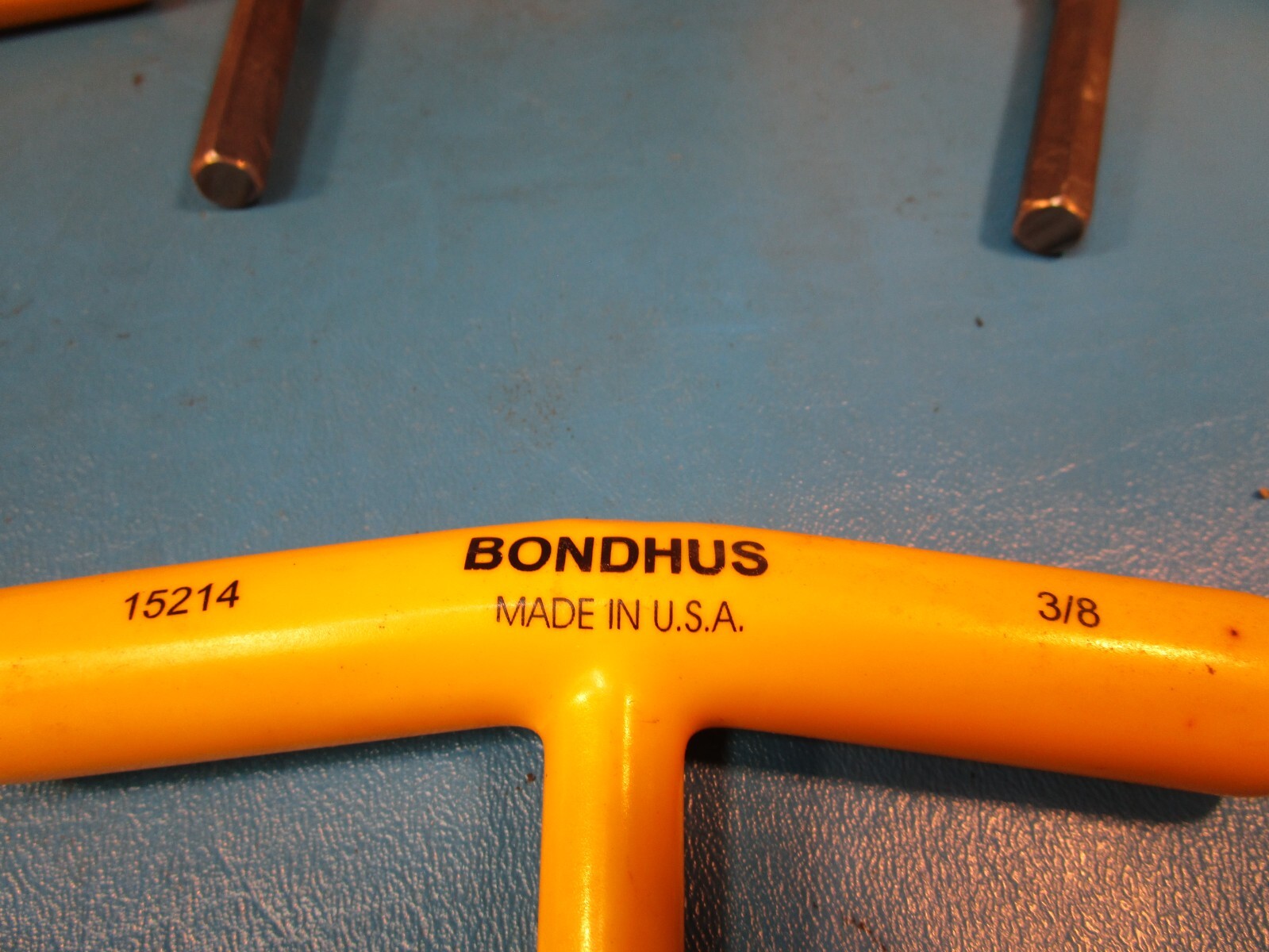 Bondhus 15214, Hex Key: 3/8″, Cushion Grip T-Handle. 6″ OAL, Steel