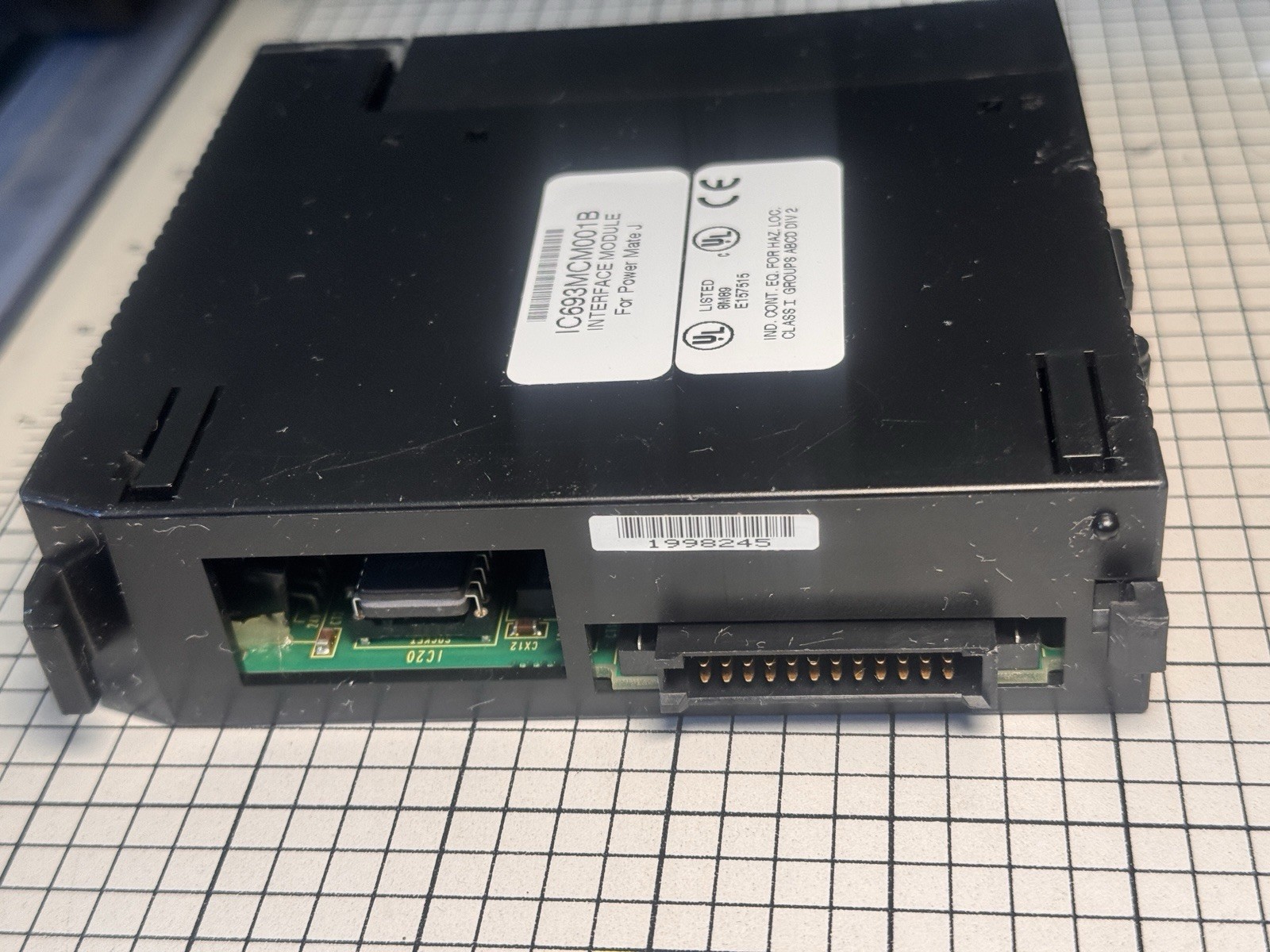 GE Fanuc IC693MCM001B Interface M&R Challenger II Compatible Module Power Mate J