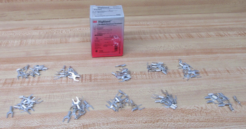 3M Highland 4X262 Fork Terminal M1810FBX (Pack of 100)