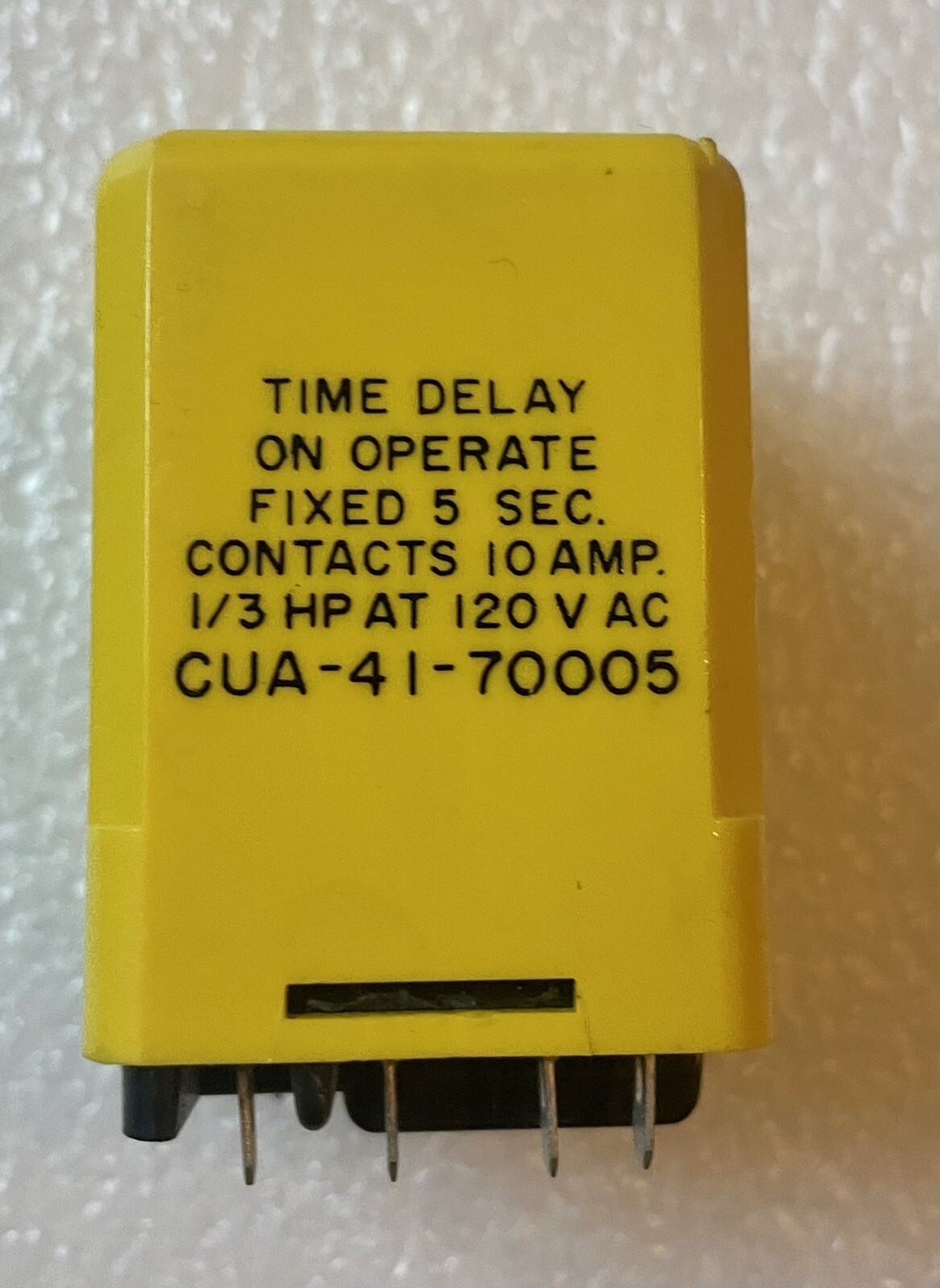 AMF Potter & Brumfield CUA-41-70005 Time Delay Relay CUA4170005
