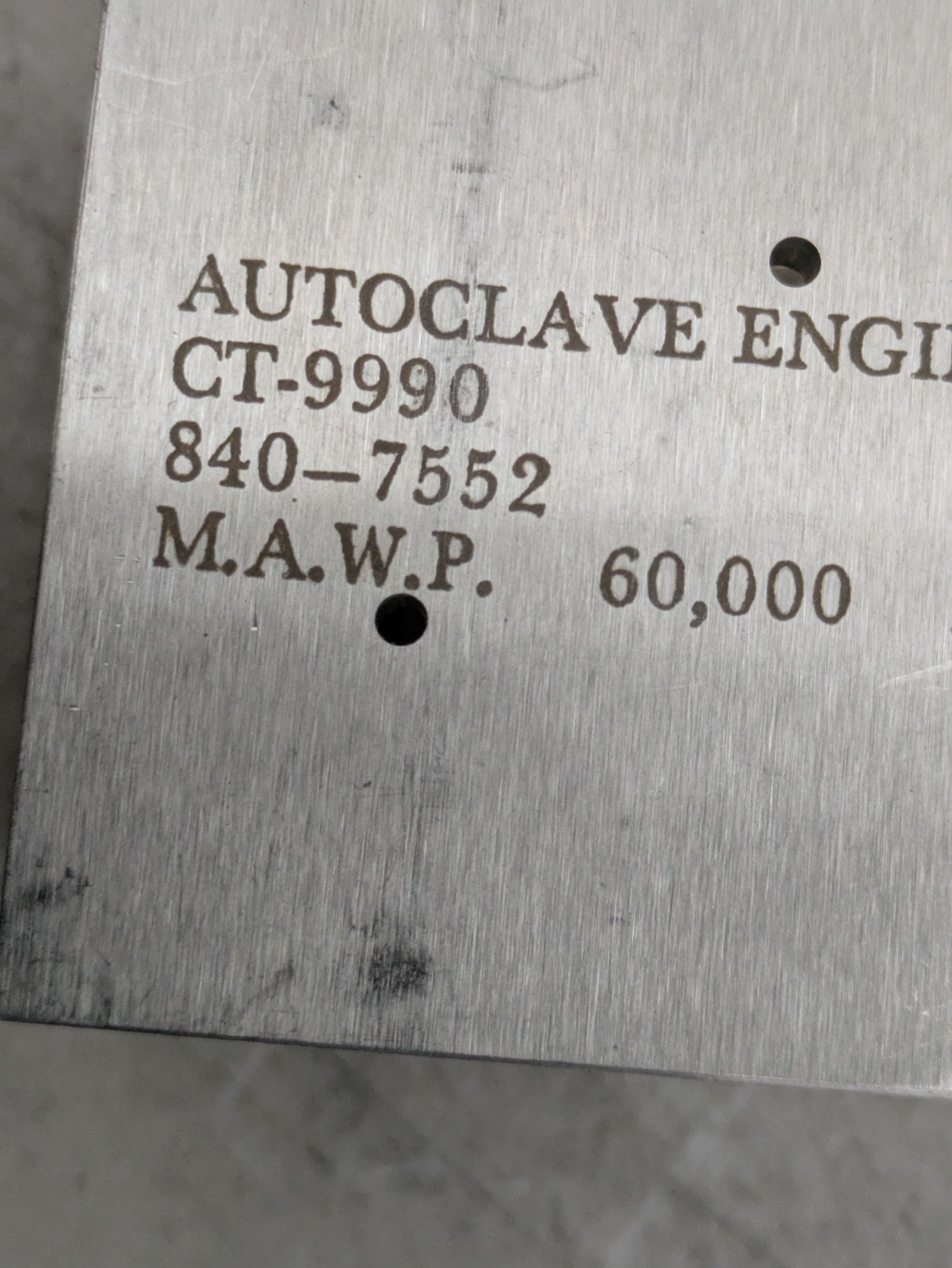 Autoclave Engineers CT-9990 High Pressure Tee Block 316SS Stainless