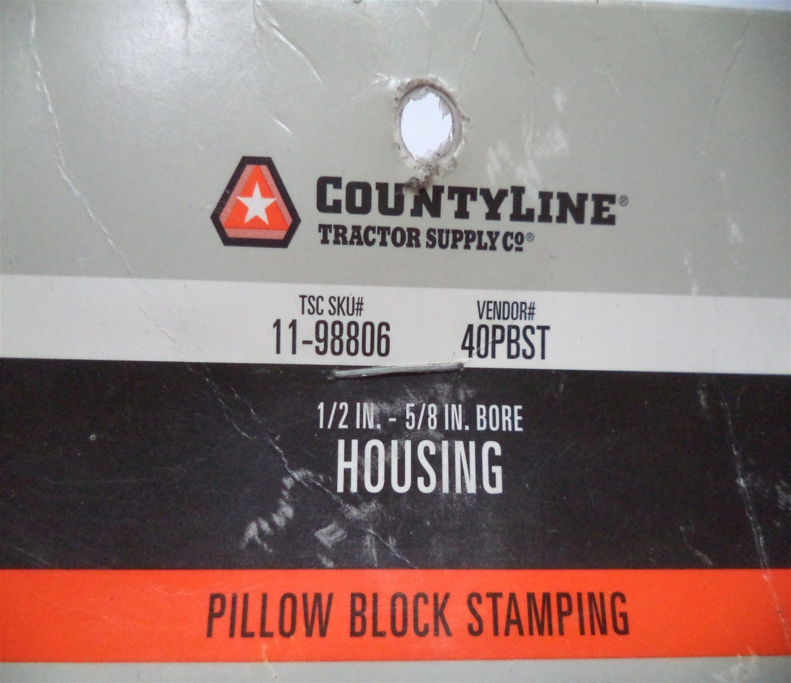TSC 40PBST, 11-98806 Stamped Pillow Block Housing 40mm OD Bearings