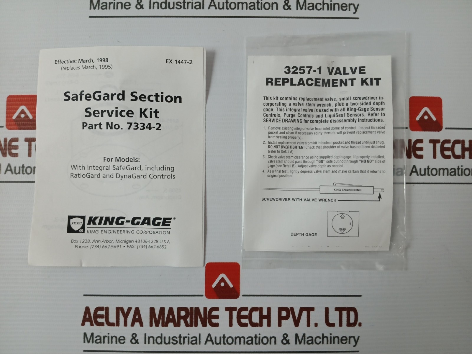 KING ENGINEERING 7334-2 Safeguard Section Service Kit
