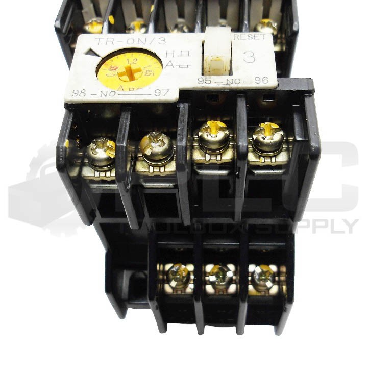 FUJI ELECTRIC SC-05 [13] CONTACTOR 13A 3PH W/ TR-0N/3 OVERLOAD RELAY