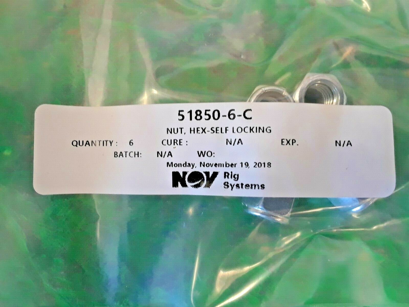 🟠 NATIONAL OILWELL VARCO SCREW NUT KIT 3737 PESSCO IS OFFERING 1 R050621-5-9 🗽