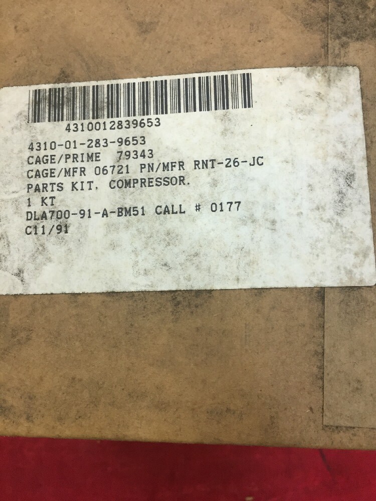NEW MIDLAND Compressor Parts Kit RNT-26-JC Rod, Piston, Bolts, Ring, Instruction