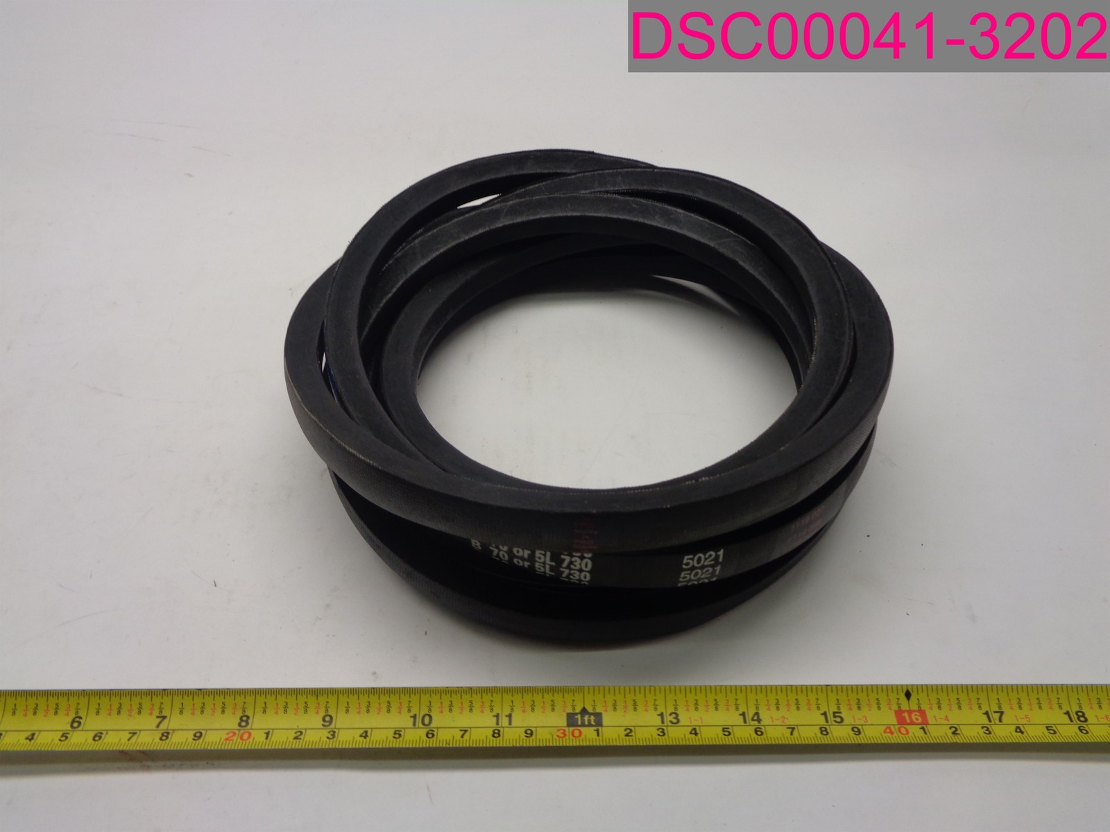 D&D Dura-Prime B70/5L730 V-Belt, 5021. Heat & Oil Resistance