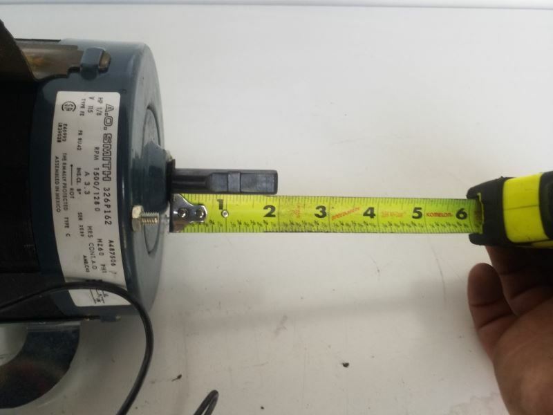 NEW A.O. Smith Electric 326P162 A487506 AC Motor 1/8 HP 1500 RPM 115 V 3.3 A