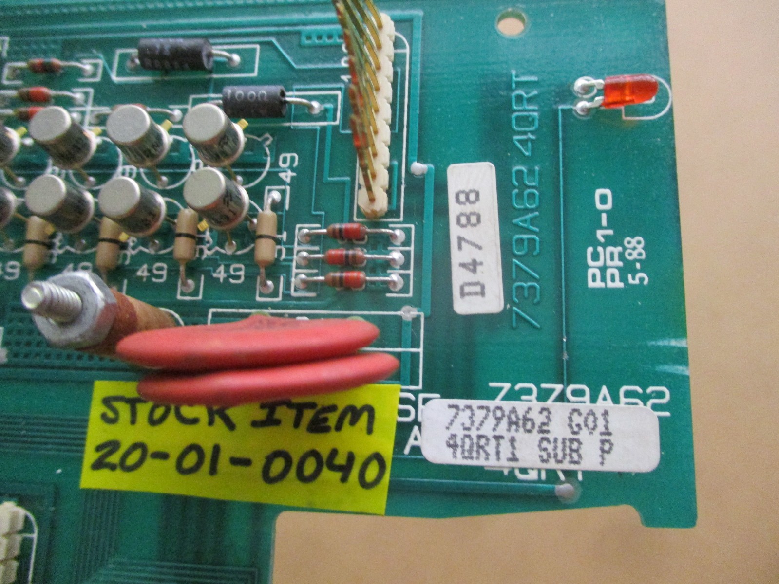 Westinghouse 7379A62 G01 4QRT1 SUB P PCPR-1-0 53064HI