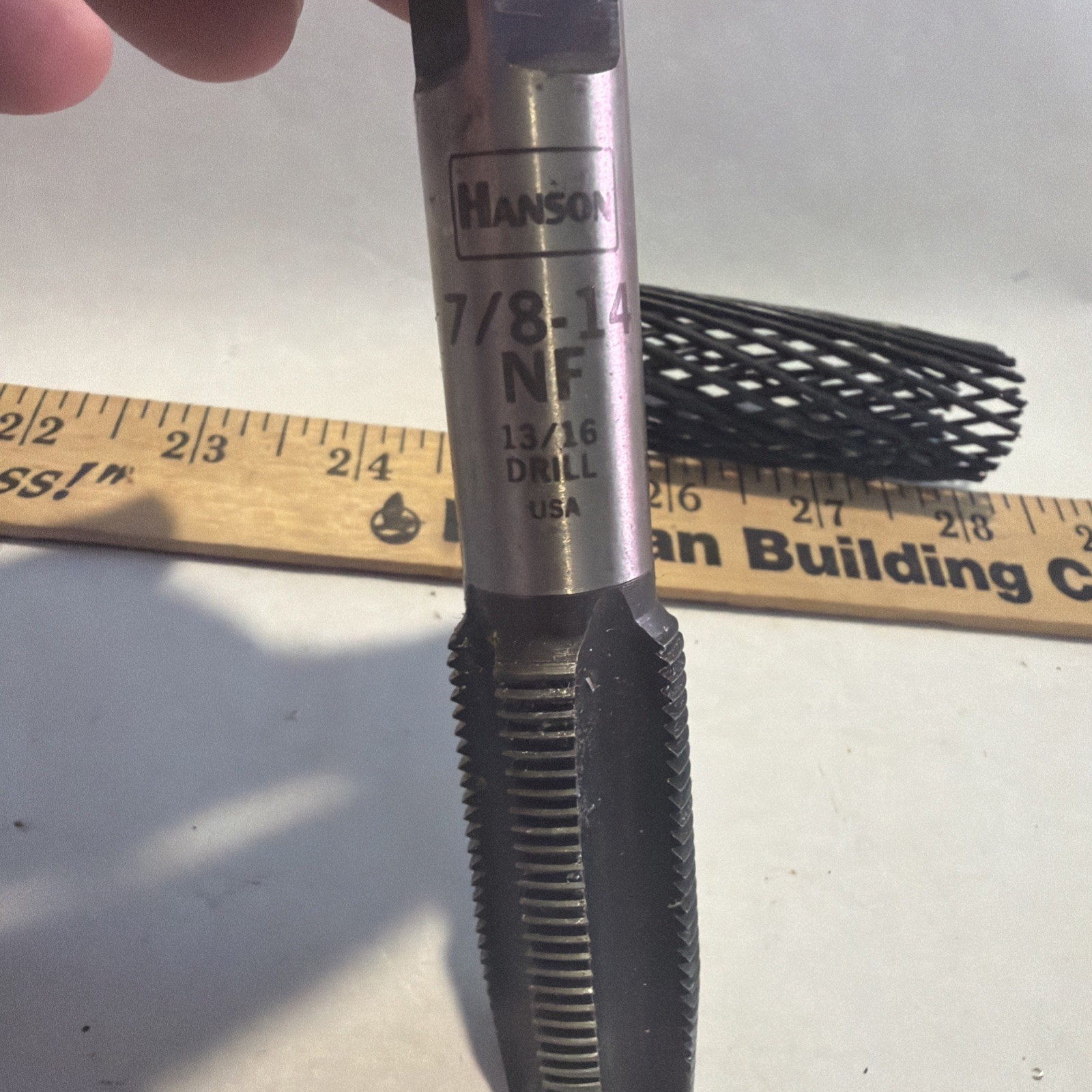 HANSON WHITNEY Taper PLUG TAP 7/8-14 NF 13/16 Drill USA