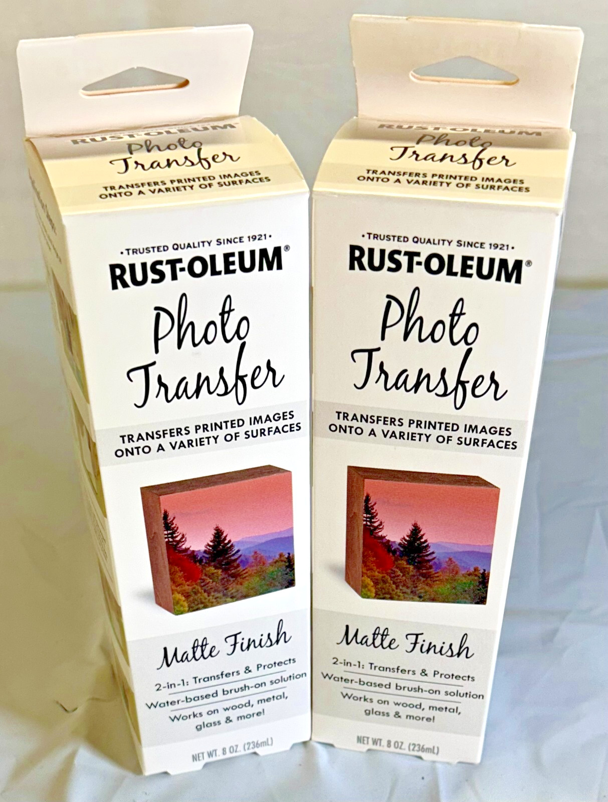 Arts And Crafts Photo Transfer System Matte Finish Rust-Oleum Photo Transfer X2