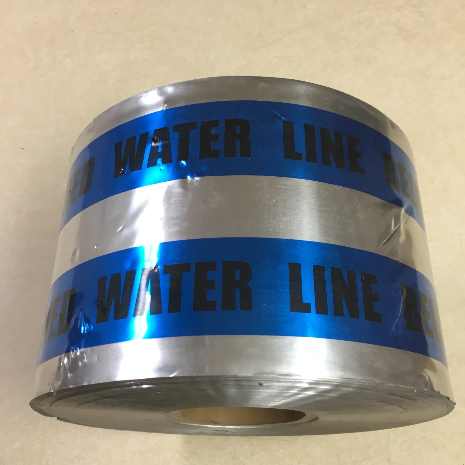 ACE Supply Underground Water Line Detectable Tape 6 Inch x 1000 Ft Length, 5 Mil