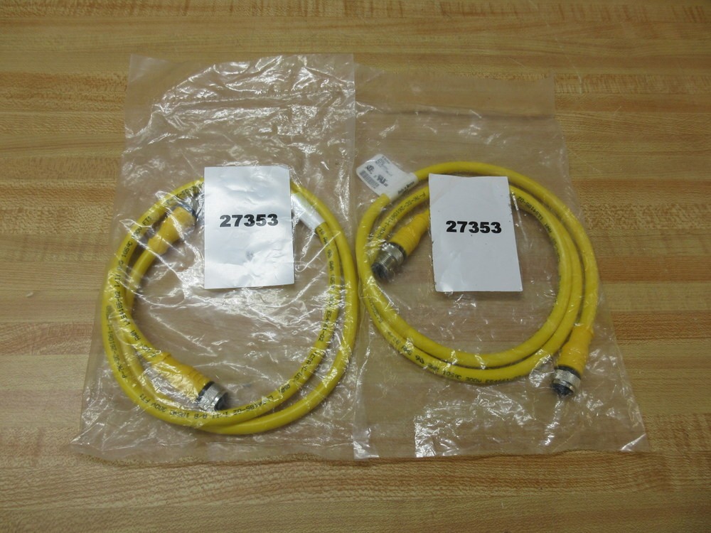 Turck RKC 4.4T-10-RSC 4.4T RKC44T10RSC44T Cable Overall Length 41″ (Pack of 2)