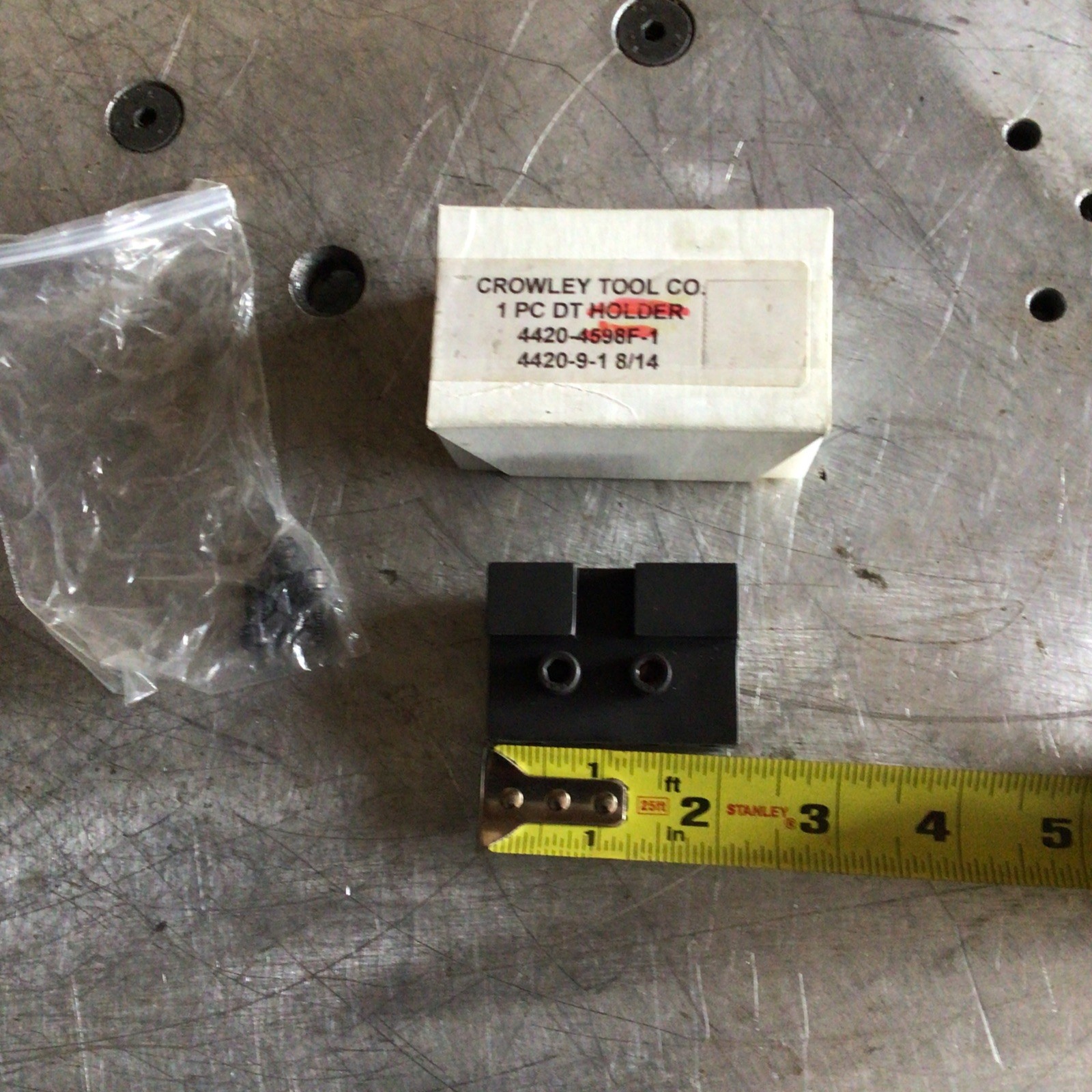 Crowley Modular Tooling 4420-4598f-1 4420-9-1 NOS