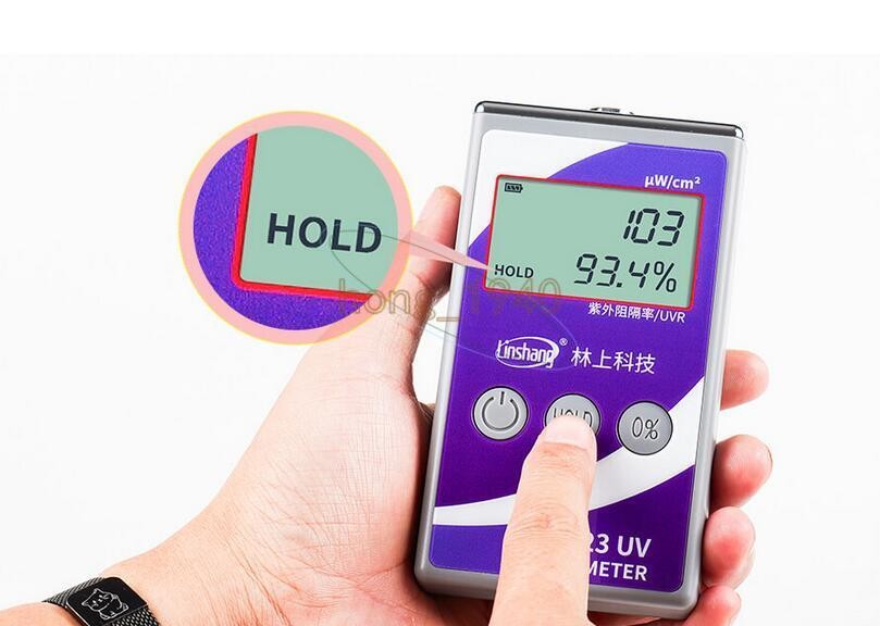 LS123 UV Power Meter Handheld LCD UV Radiation Tester Illumination Radiometer