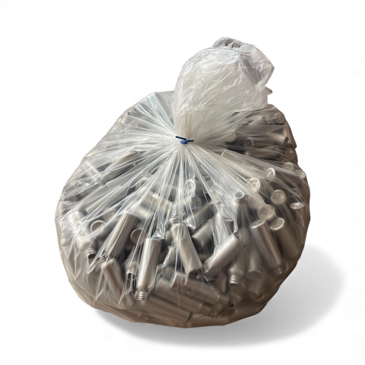 500 Pack – 2 oz Silver PET Cosmo Round Bottles Empty Travel Size TSA Compliant