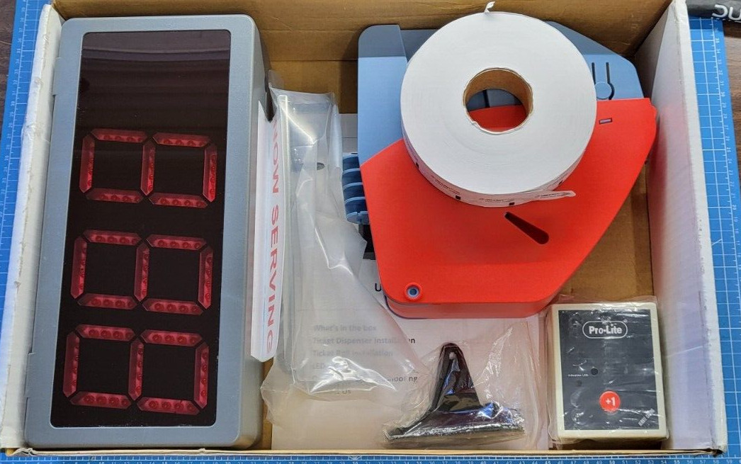 Digi-Q Pro Lite Wireless Queuing System LED NOW SERVING Sign