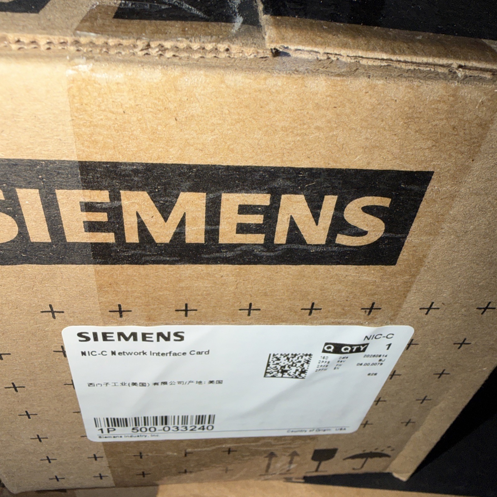 SIEMENS NETWORK INTERFACE CARD NIC-C S24235-B114-A2 500 033240