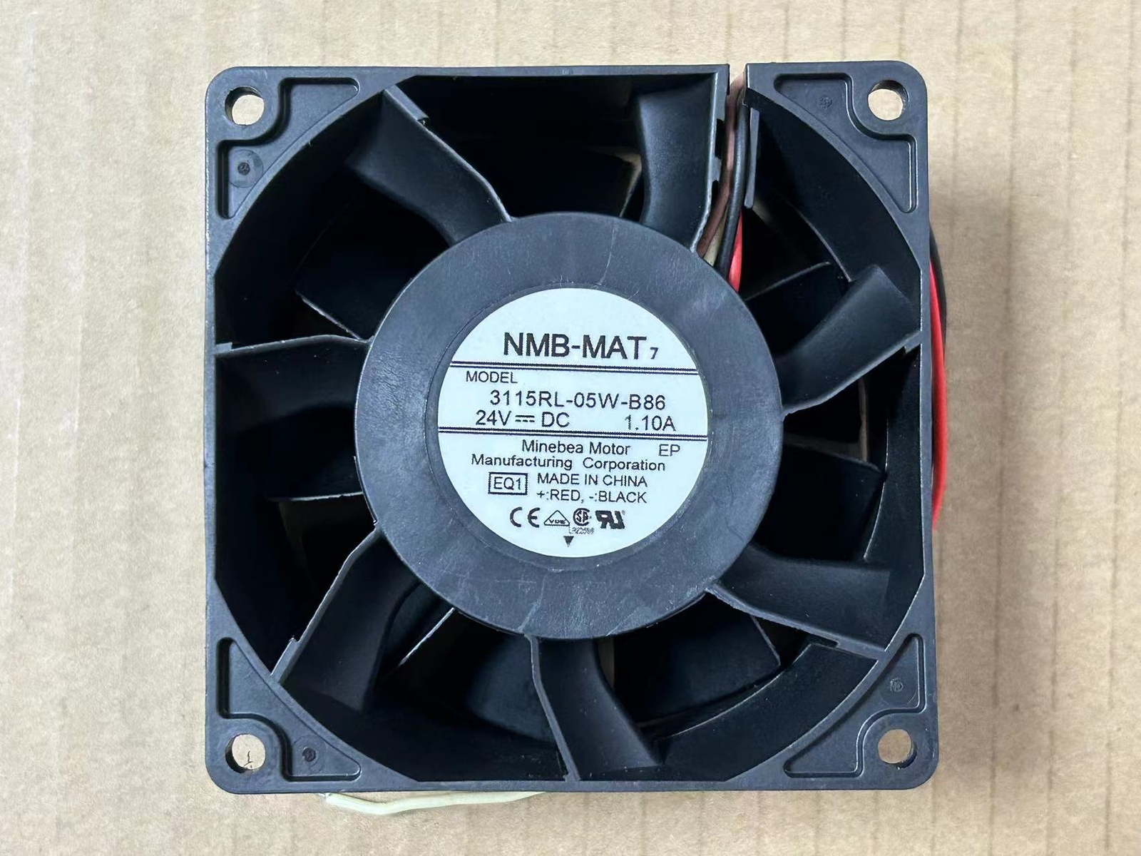 NMB-MAT 3115RL-05W-B86 24V 1.10A 8CM 4-wire inverter cooling fan