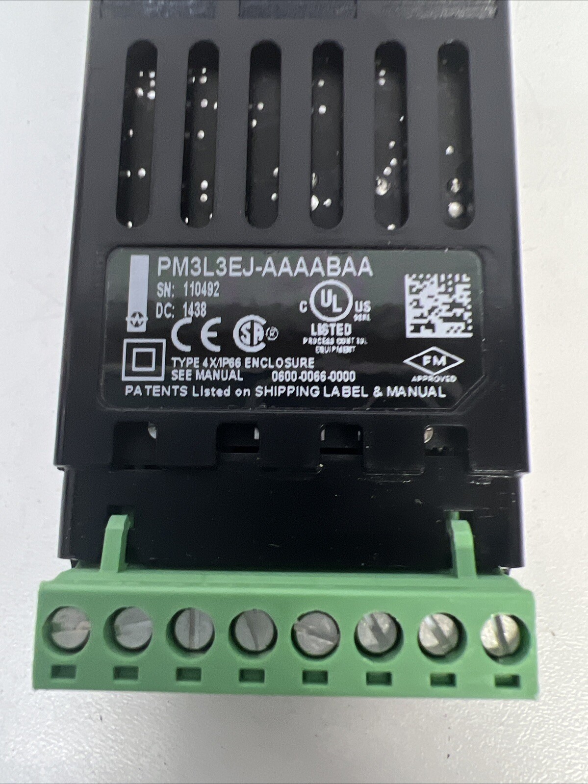 WATLOW EZ-Zone , PID Controller PM3L3EJ-AAAABAA / PM3L3EJAAAABAA / 1768-6560