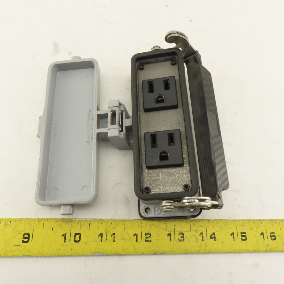 ILME CHI-24LS C-Type Bulkhead Mount Hosing Single Lever Lid W/115V Outlet Lot/15