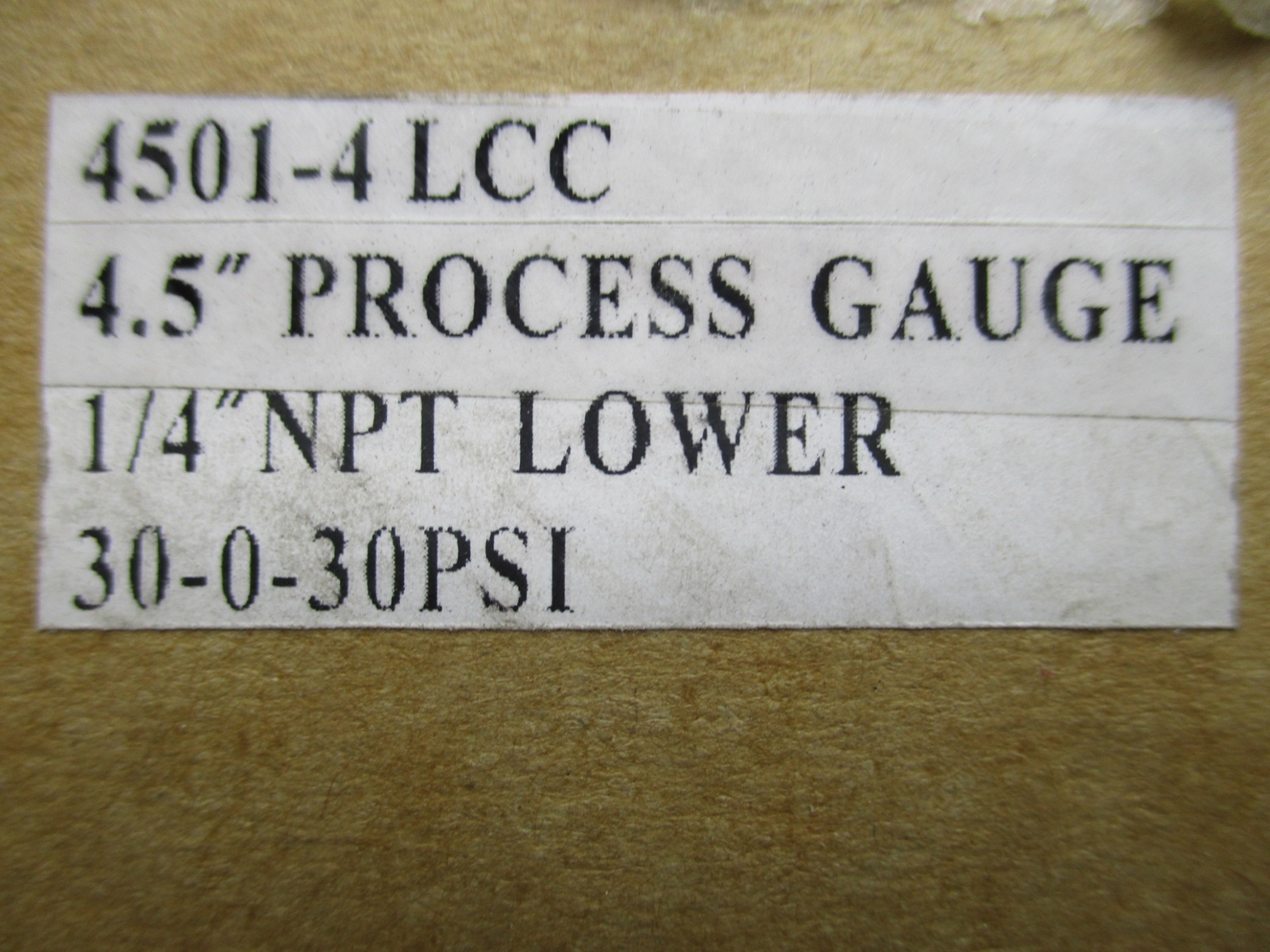 PIC 4501-4LCC 30-0-30PSI NSMP