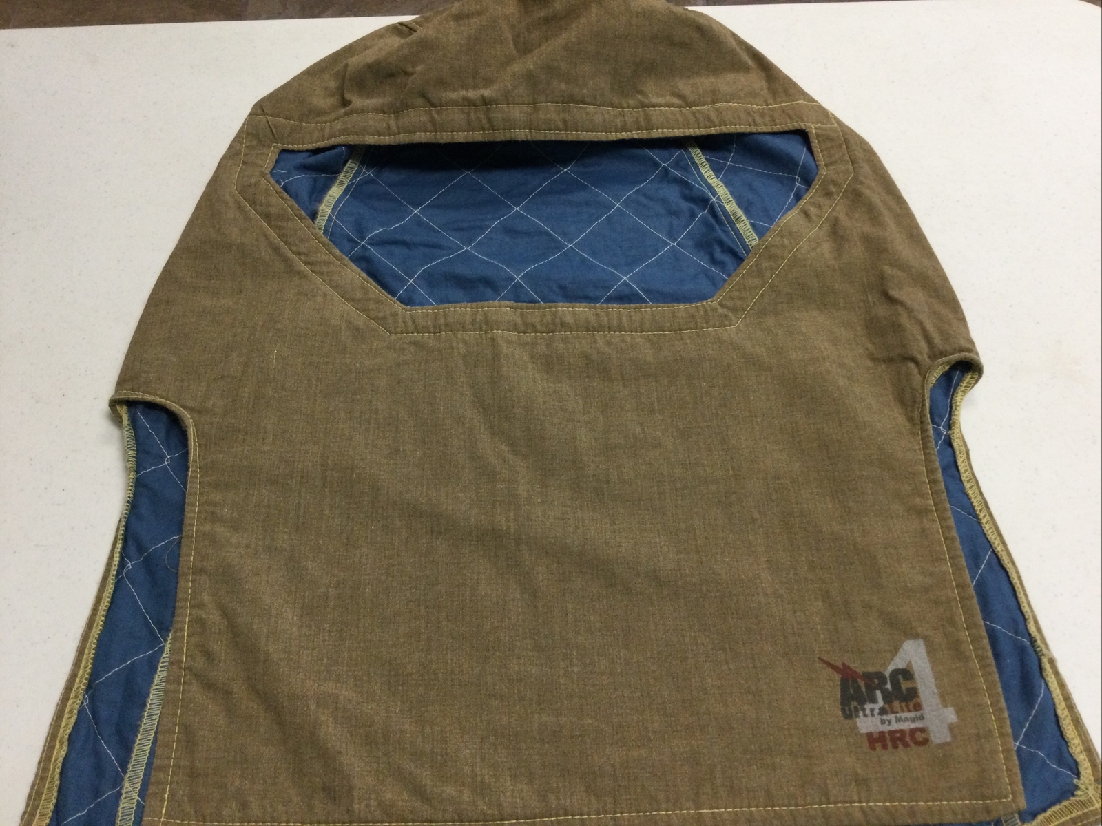 CHICAGO ARC PROTECTIVE FLASH GEAR CPA 44 NFPA 70E ATPV, RI 4 W/O MASK,FREE SHIP