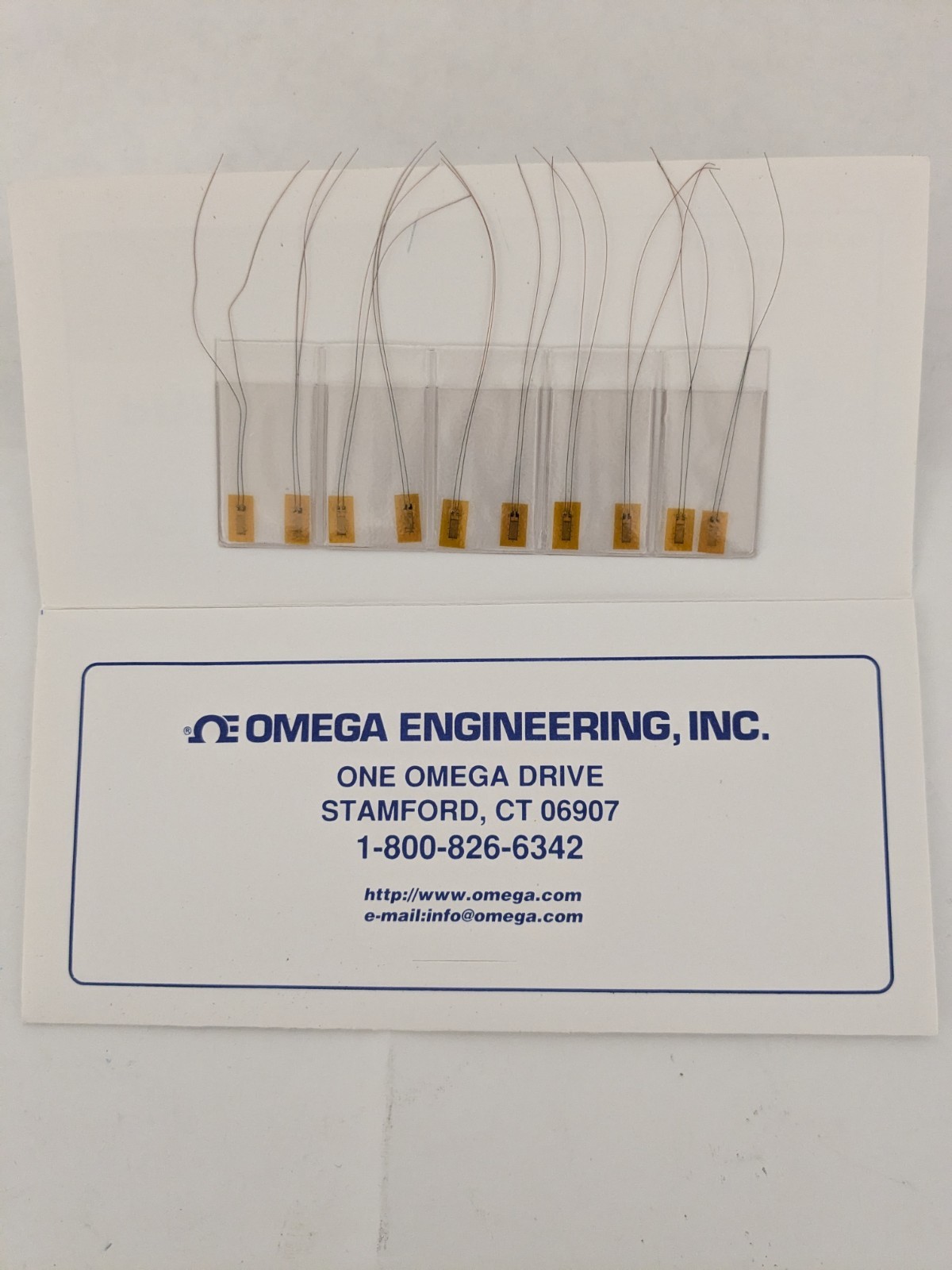 Omega Linear Strain Gage SG-3/350-LY13 (350 ohm +/- 0.3%) – Pack of 10 ea