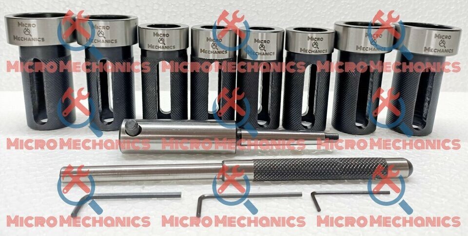 MT1 Die Holder Kit For Lathe Tailstock Morse Taper # 1 Sliding Action- Inch & MM