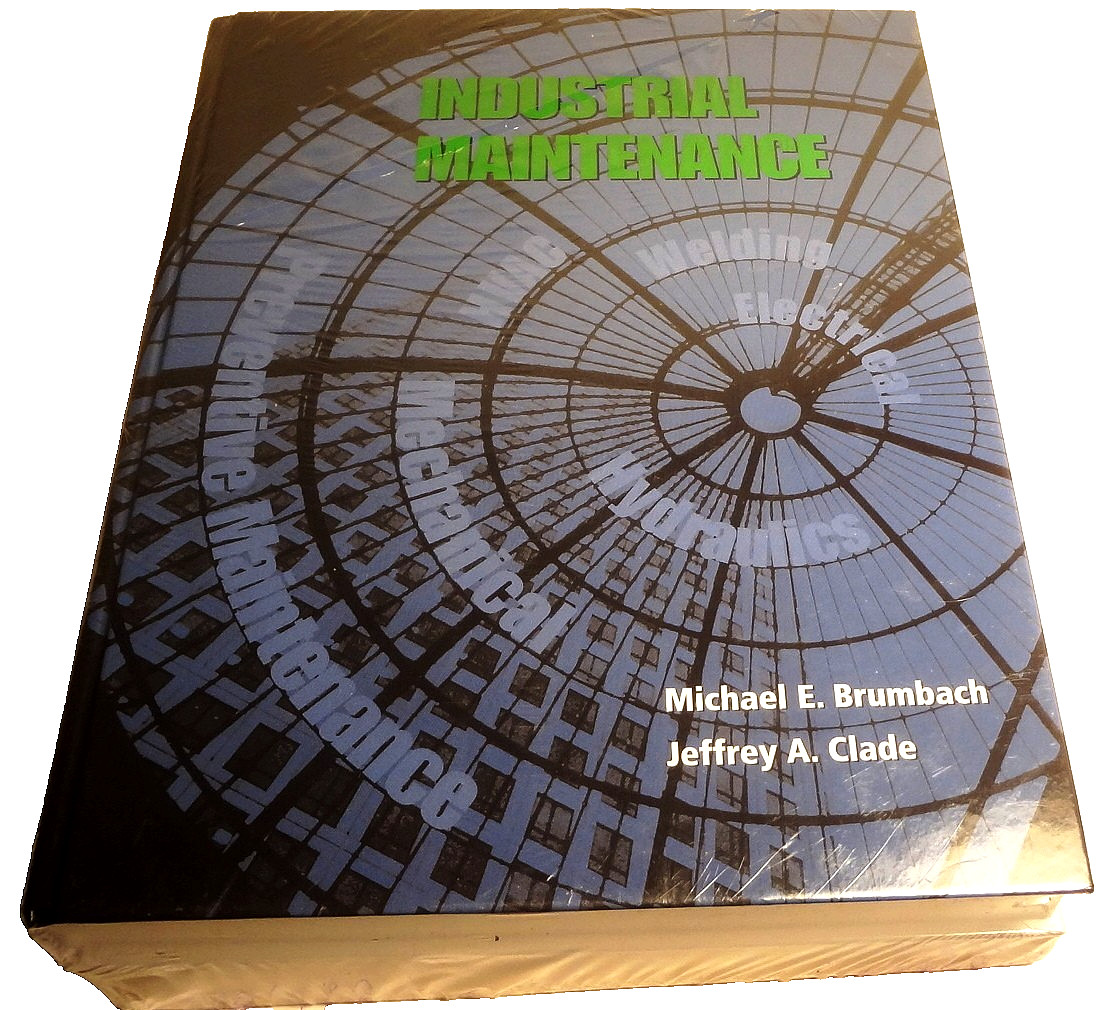 NEW SEALED TWIN PACK-hardbound INDUSTRIAL MAINTENANCE & companion WORKBOOK CLADE