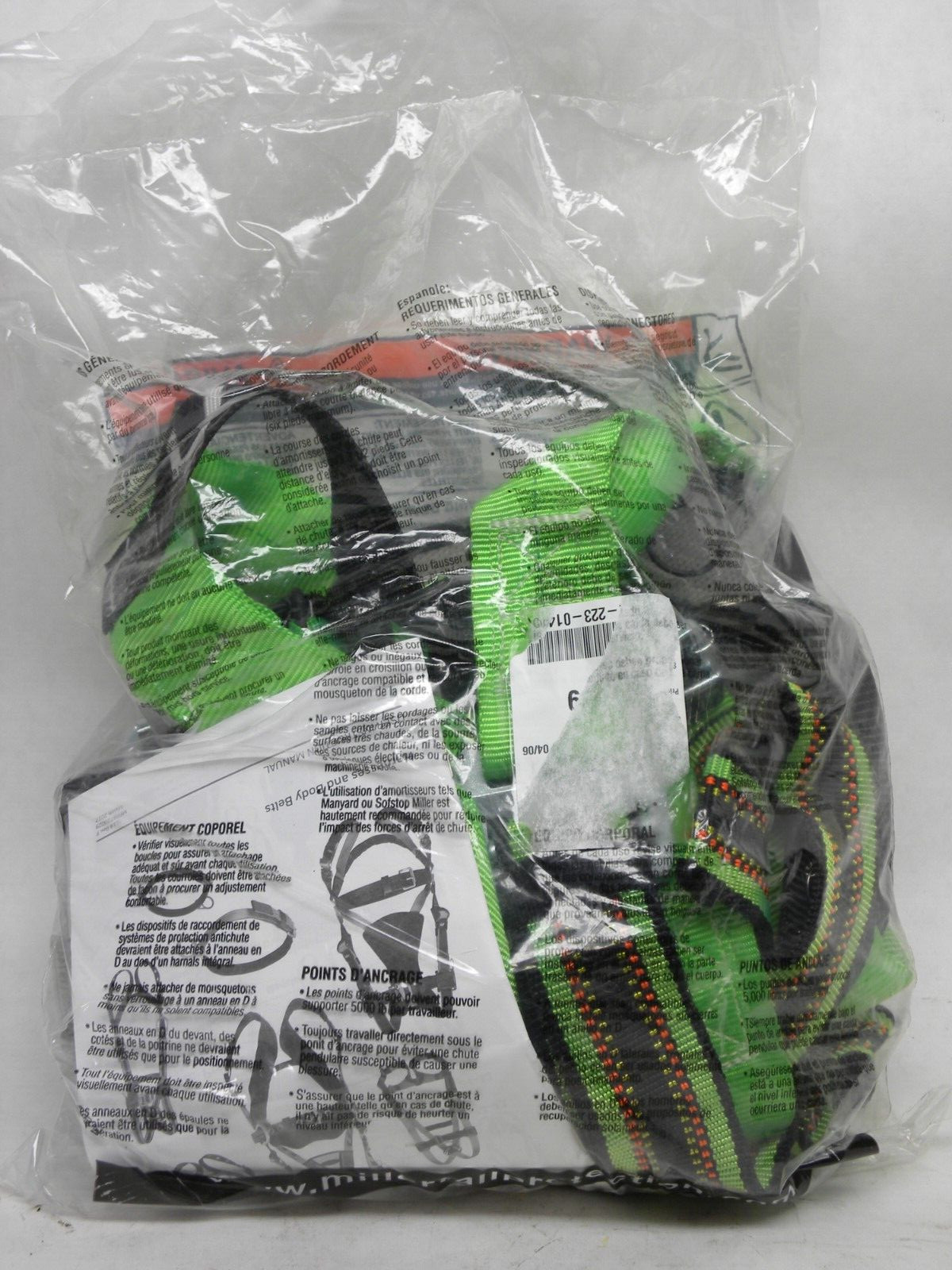 NEW IN PACK – Miller P950QC-4/UGN Honeywell DuraFlex Python Ultra Harnesses HR