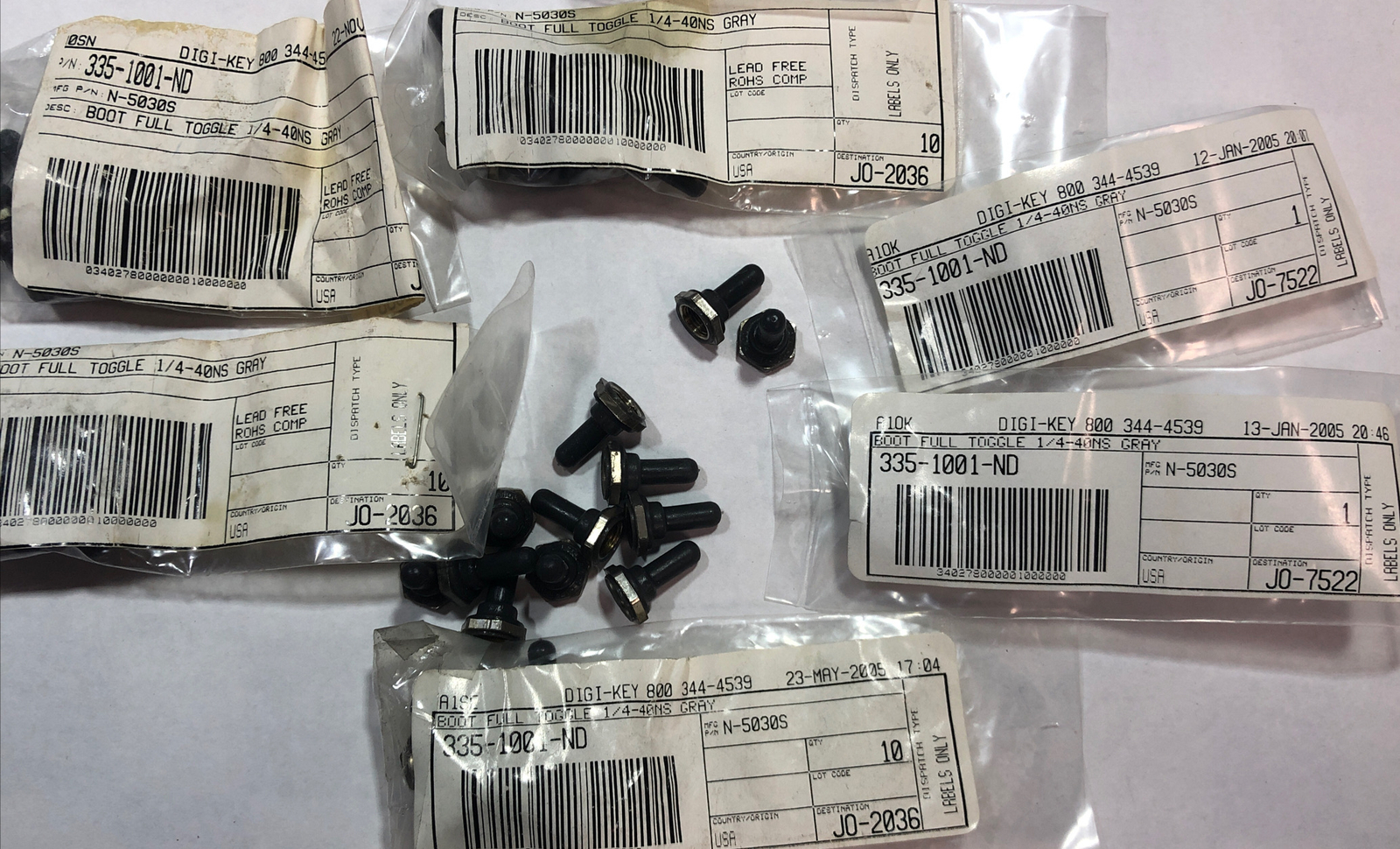 APM Hexseal TOGGLE FULL BOOT GRAY, N-5030S, N-1030, B15320, N1030B, #1609K8