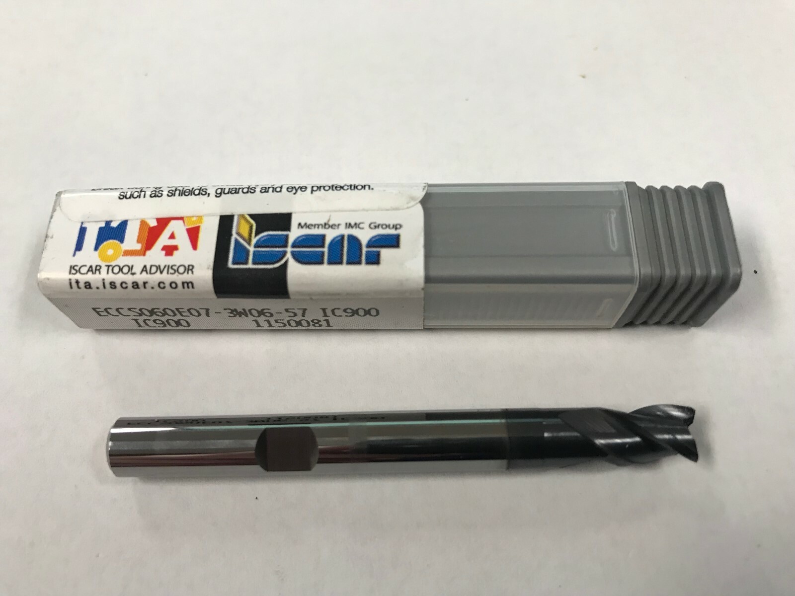 ISCAR ECCS060E07-3W06-57 Carbide End Mill Chamfered Corners Short Drill Bit *NEW