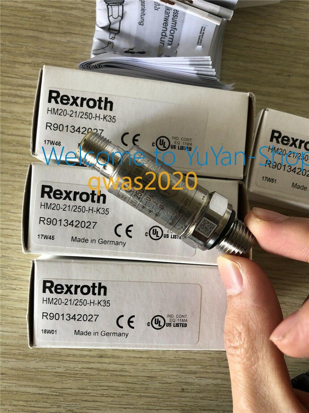 1pc Rexroth hm20-21 / 250-h-k35 r901342027 pressure sensor #R172 DF