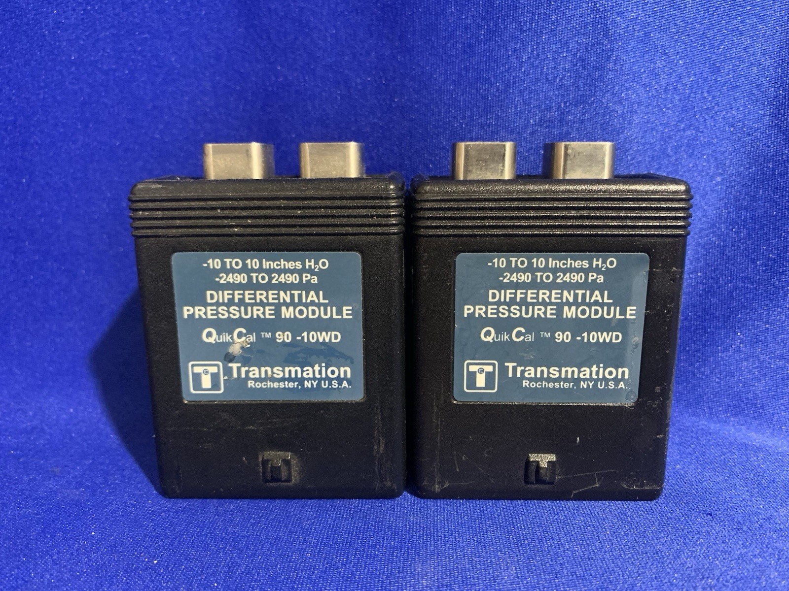 Transmation QuikCal Differential Pressure Module 90-10WD -Lot of 2 Untested Read