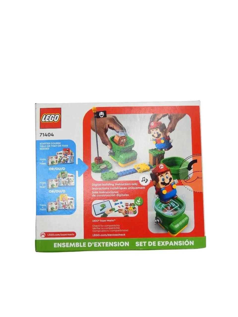 Lot of 2 Lego Super Mario Goomba’s Shoe Expansion Set 71404 – Free Shipping