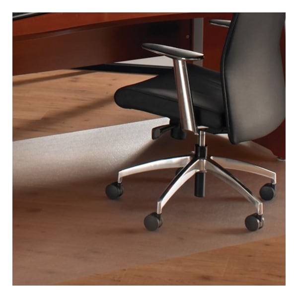 Floortex Fr1215030019er Chair Mat 60″X118″, Rectangular Shape, Clear, For Hard