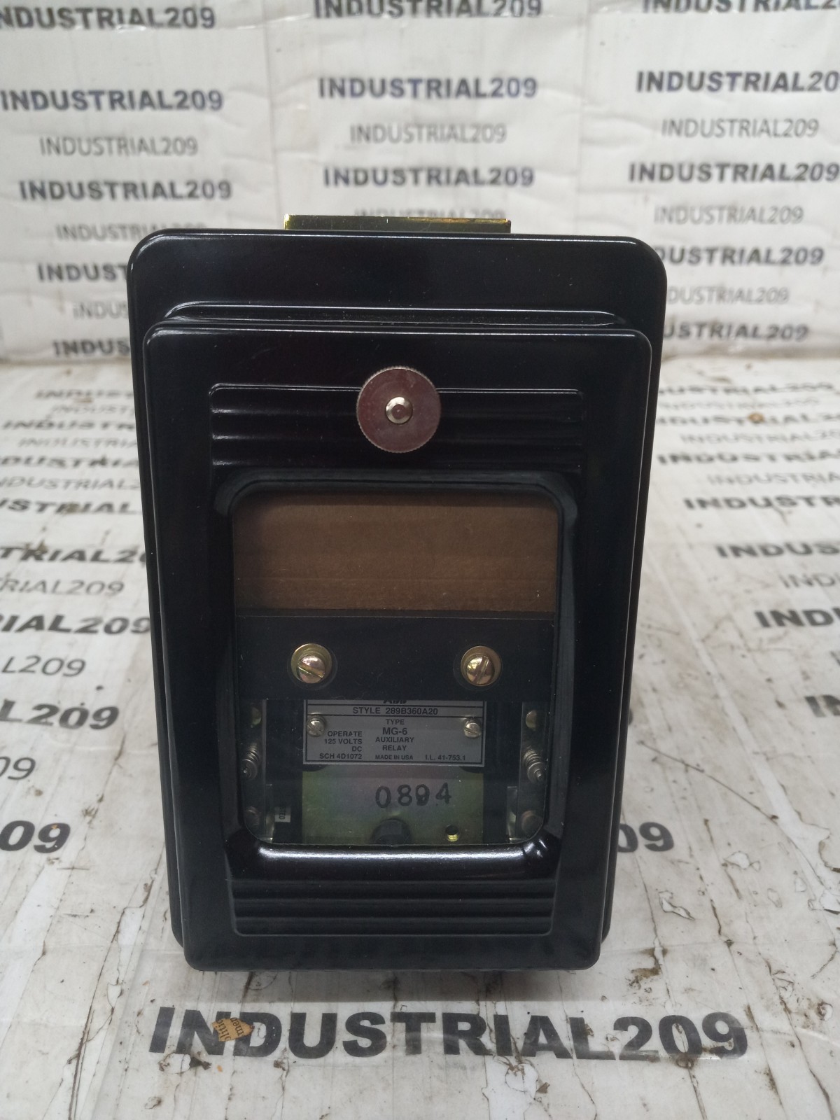 ABB MG-6 AUXILIARY RELAY